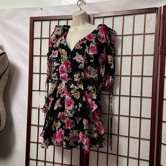 YUMI KIM HAILEY DRESS PARADISE VILLA BLACK SIZE S - Picture 2 of 11